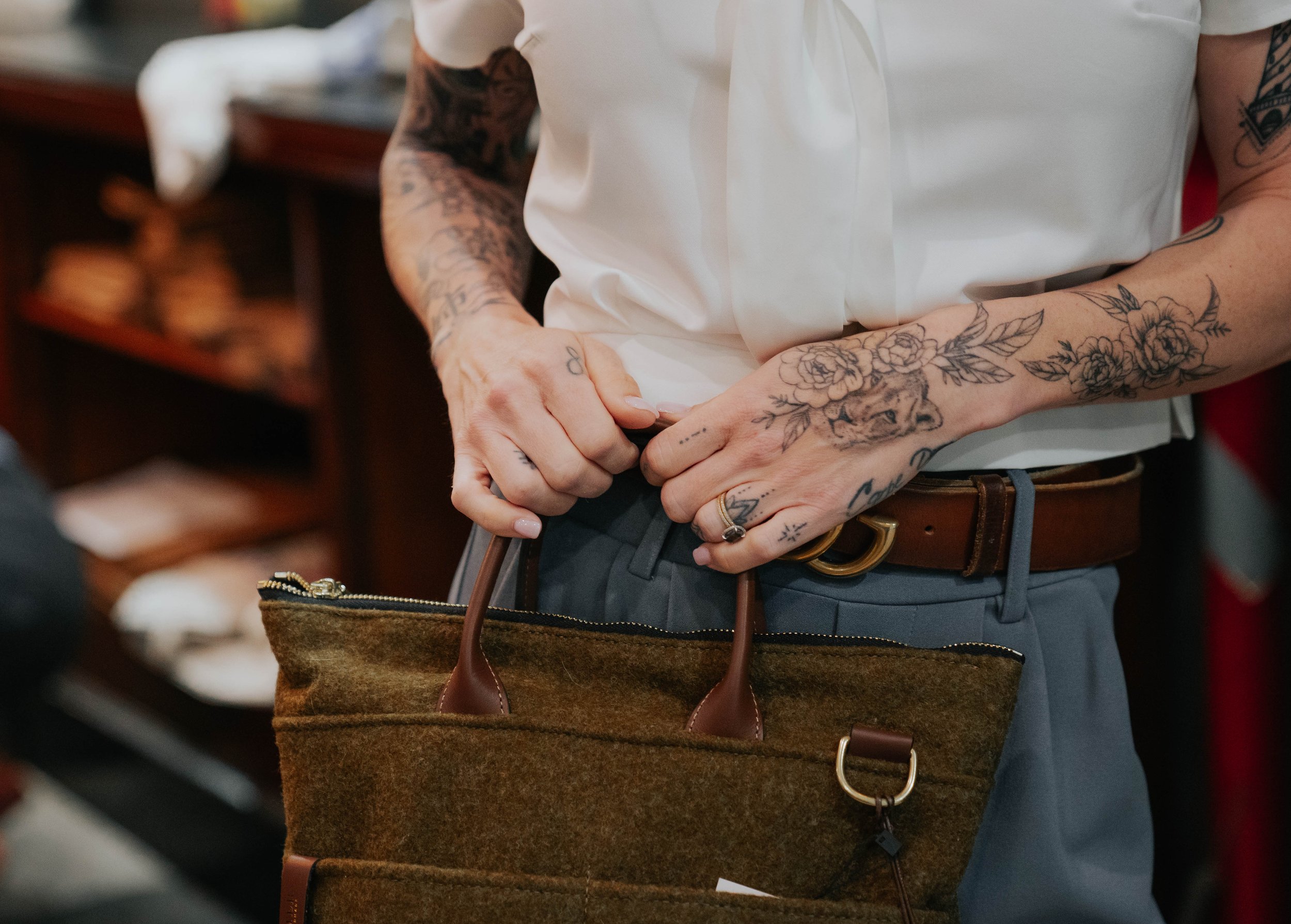 R. Riveter Bag Lifestyle Styling
