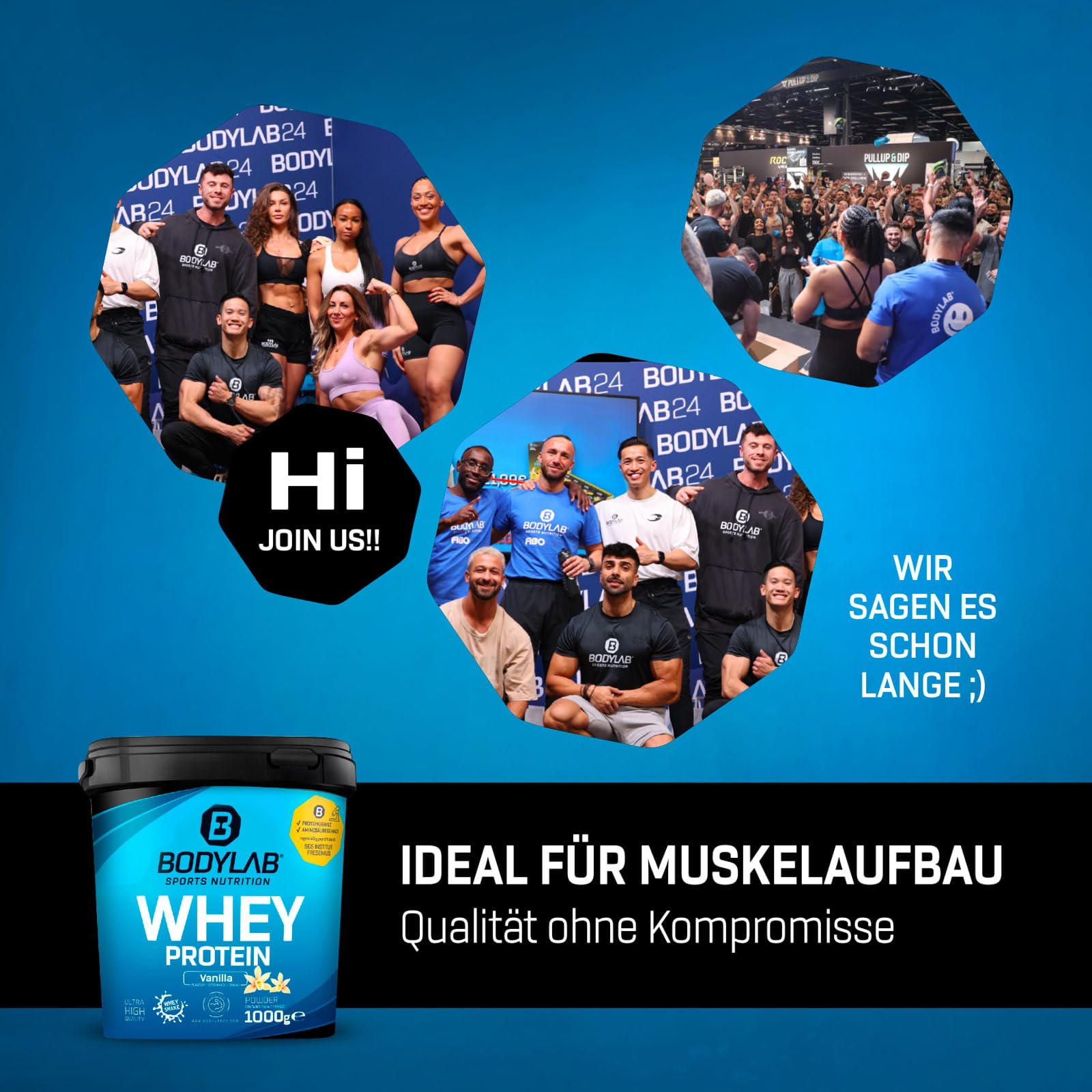 Bodylab24 Whey Protein Powder Shake Prep