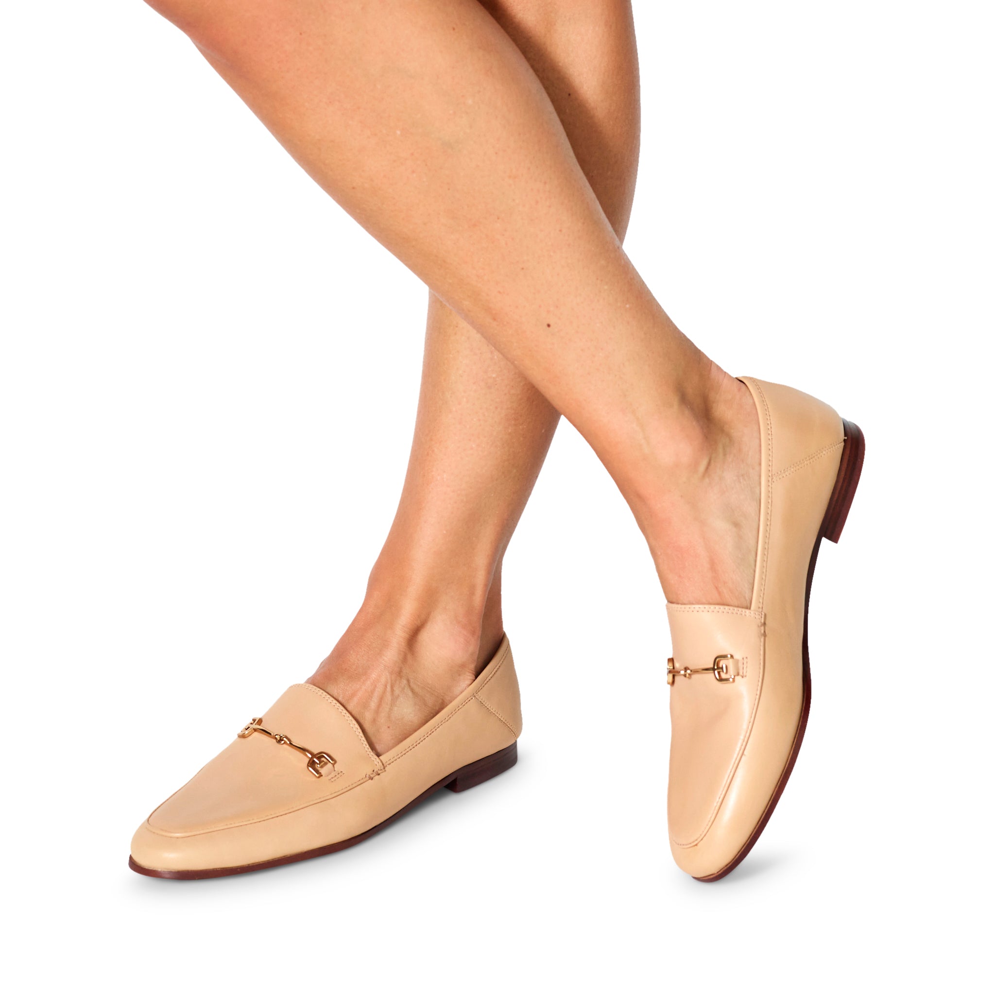 Sam Edelman Loraine Loafers in Sand Leather