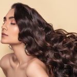 topless woman with eyes closed