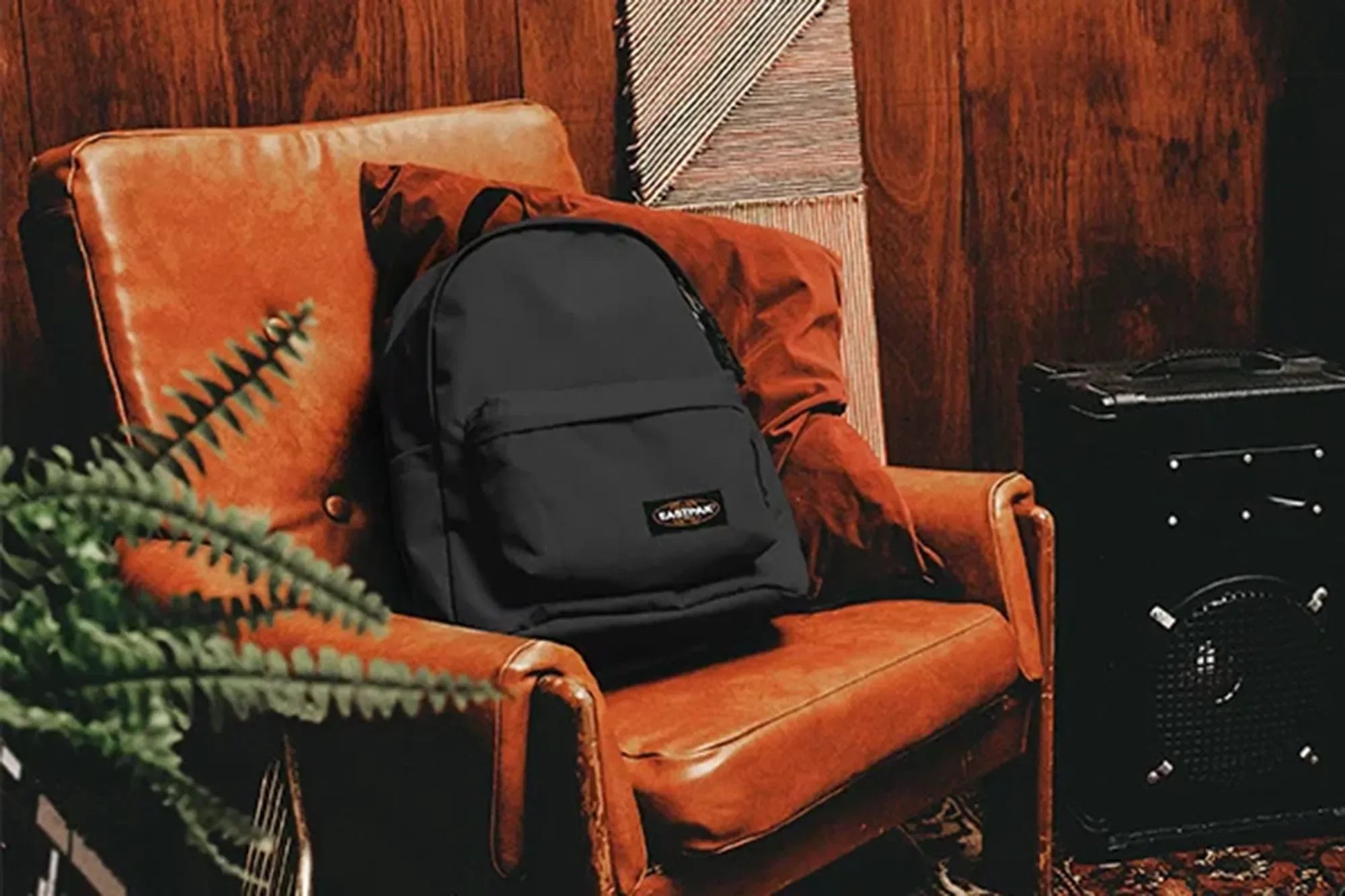 Eastpak durable rucksack styled for urban commute and light travel