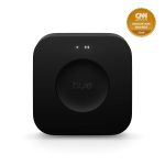 Philips Hue Bridge Pro shown as the central control for a smart lighting setup