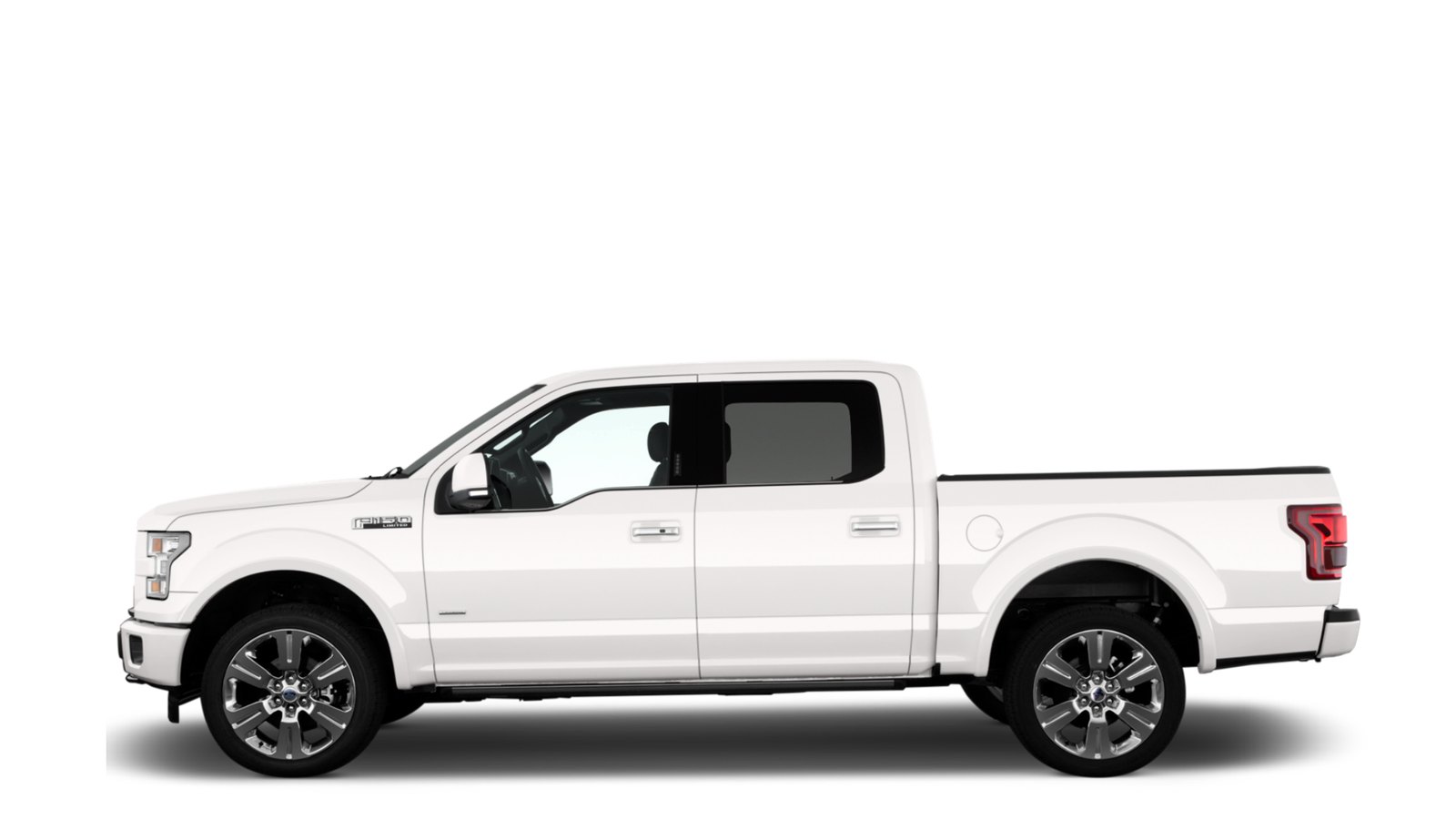White pickup truck representing an Enterprise utility rental