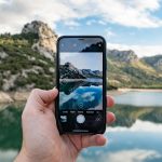 person holding phone